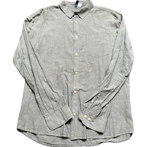 EUC H&M Button Down Shirt Men's Large Never Worn Like New Condition